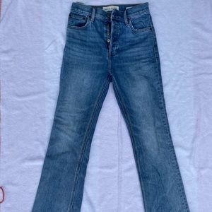 Denim Forum: Bailey High Rise Crop Flare